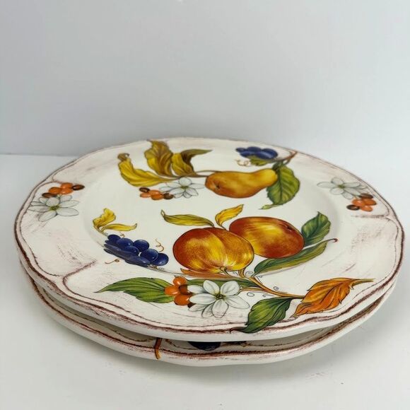 Sur La Table Other - Two Sur La Table Frutta Dinner Plates, Made in Italy, Still w Original Tag